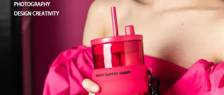 产品摄影|<em>玫</em>红色玻璃杯