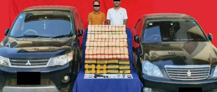 缅甸缉毒现场曝光！毒贩持枪携弹运6公斤海洛因