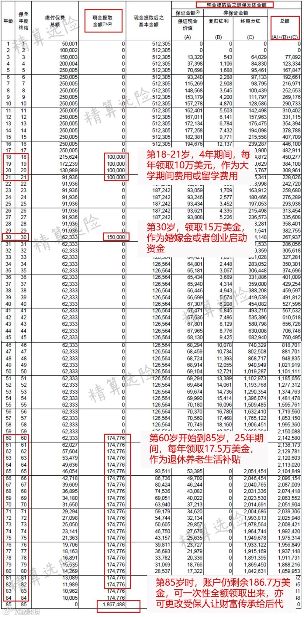 年存5万美金，存5年，总领取680万美金，我用香港保险解决孩子一生的开支！- 大数跨境
