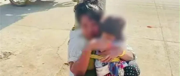 “亲子盗窃团”失手被绑街边，违法与无辜的争论炸锅了！