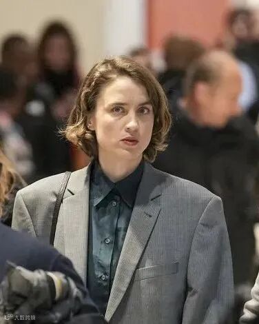 Actress Adèle Haenel arrives at the courthouse in Paris on Monday, February 3, 2025.