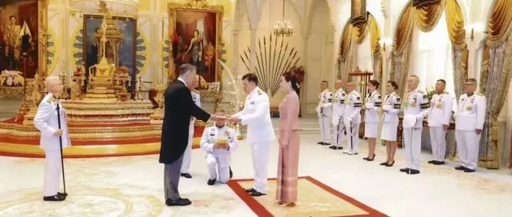 马博洋大使于泰国递交国书