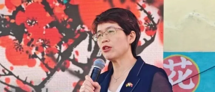 黄世芳大使向毛里求斯华侨华人宣介台湾光复纪念日