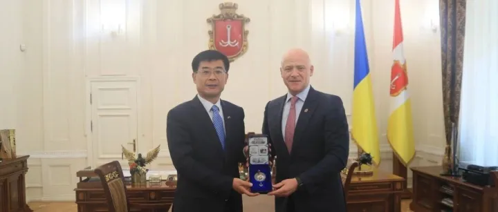 马升琨大使访问乌克兰敖德萨州