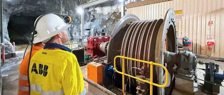Bluestone <em>Mines</em> Tasmania JV选择ABB对澳大利亚最大锡矿的提升系统进行现代化改造