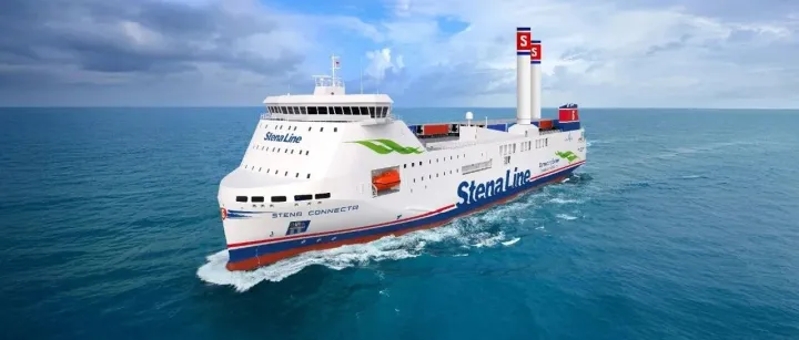 绿色航运新篇章 - STENA CONNECTA 最新混合动力滚装船