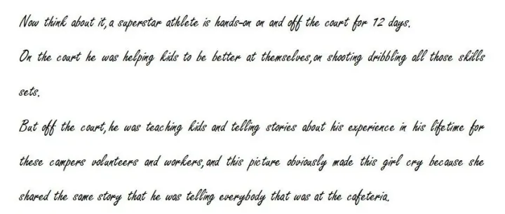 And strive to achieve your personal <em>best</em>