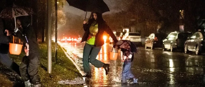 预警! 渥太华70mm暴雨, -6度极低温,  或大面积地面结冰! 小心强风冲击