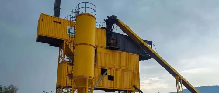 项目进展｜姆布吉马伊-古巴道路建设项目六标段第二套沥青拌合站投用