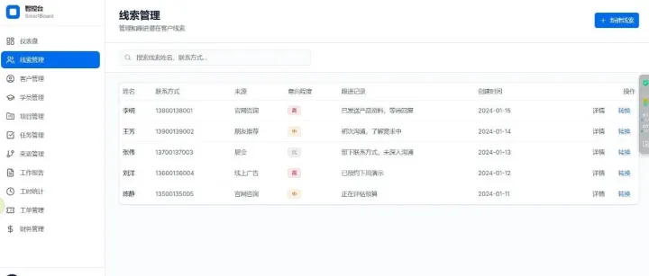 客户关系管理<em>系统</em>05线索<em>转化</em>