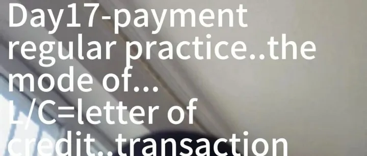 商务英语学习Day17-<em>payment</em>