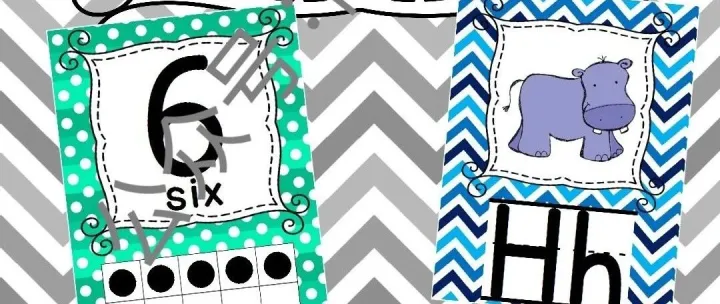 懒妈资源2103｜<em>字母</em><em>数字</em>闪卡-《Alphabet and Number Posters》