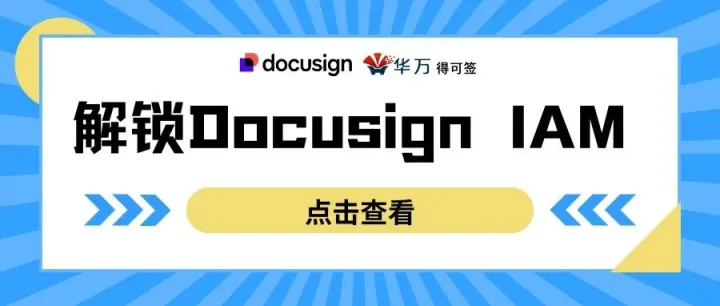 解锁Docusign IAM 能做什么