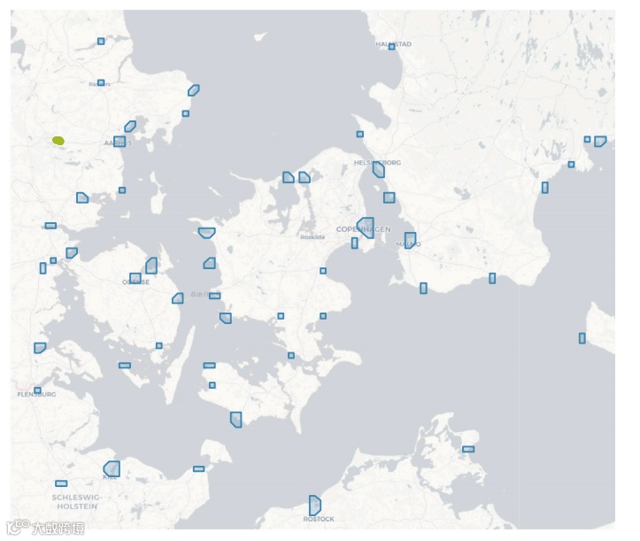 图4 系泊点区域的凸包表示（取自Fig.3(b)）