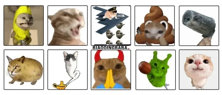 朋友说让我多收集这种猫<em>meme</em>