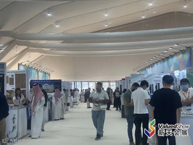 沙特建材展 新天国际会展拍摄