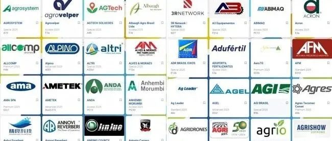 2025年巴西农业工业<em>展</em>Agrishow<em>参展商</em>有哪些，<em>参展商</em>多吗？