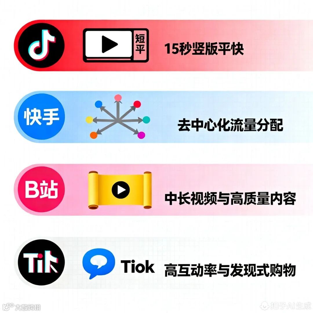 平台内容生态特点展示