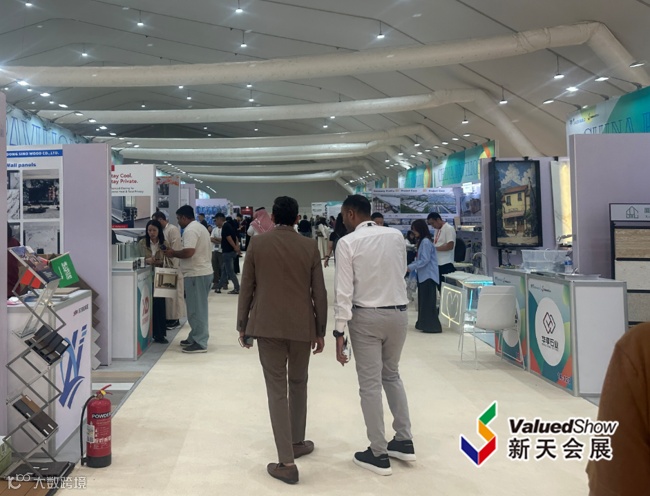 沙特建材展 新天国际会展拍摄