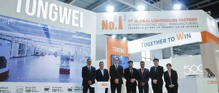 Renewable Energy India Expo丨通威携高效产品亮相印度，共赴绿色可持续未来