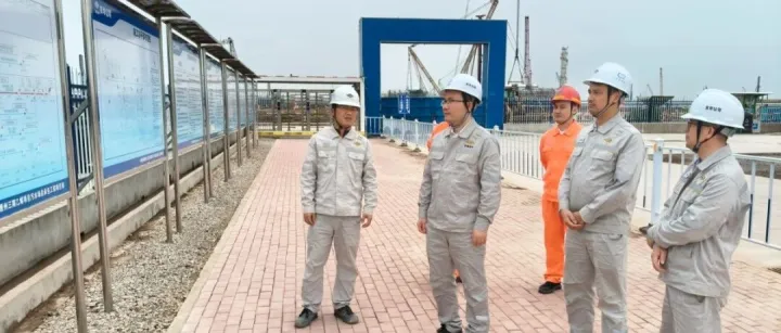 工程纵览|孟陈周到中海壳牌惠州三期乙烯项目污水场总承包工程带班检查