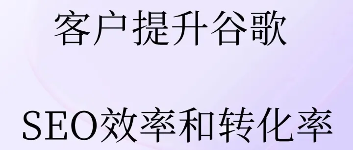 还能这么搞？客户就是这么提升谷歌SEO效率和转化率
