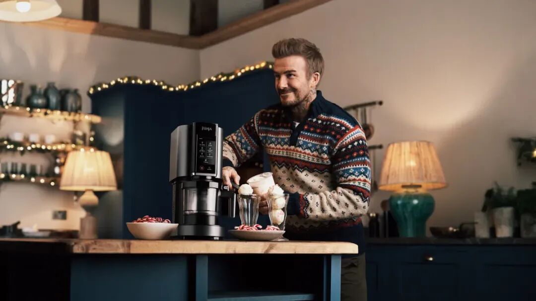 David Beckham stars in SharkNinja's 2024 holiday campaign.
