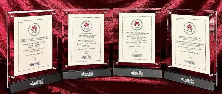 交通銀行(香港)、交通銀行香港分行榮獲4項《財資》Triple A可持續發展金融大獎