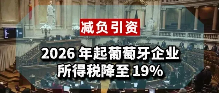 葡萄牙2026年起下调企业所得税至19%！注册葡萄牙公司，降税负+欧盟优势双支持