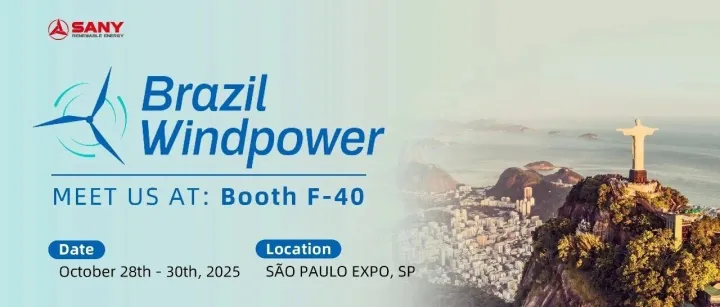 Join SANY Renewable Energy at <em>Brazil</em> Windpower 2025!