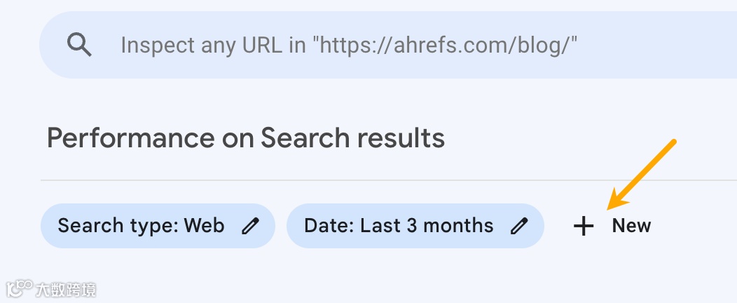 Adding a filter in Google Search Console