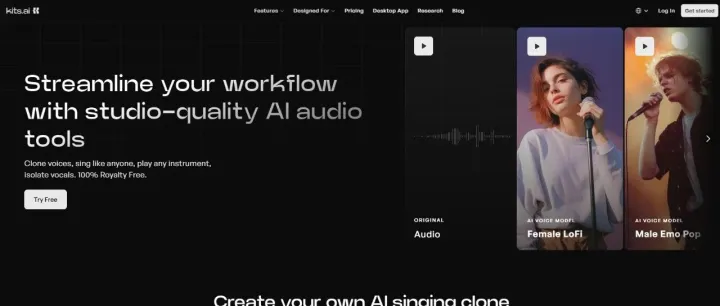 Kits AI - 人工智能音乐创作平台