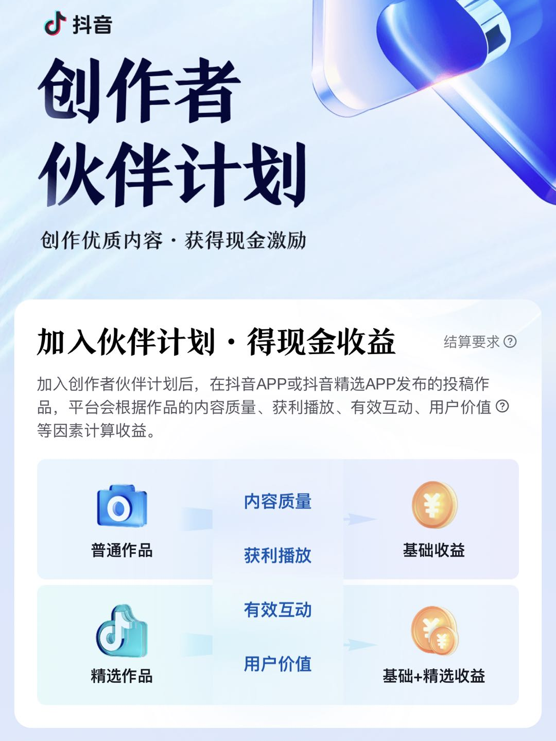 靠发抖音也能赚钱?“创作者伙伴计划”最全入门指南来了!- 大数跨境