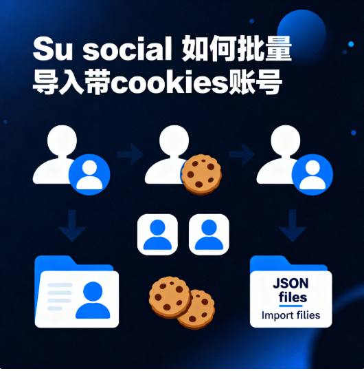 Su Social 使用教程之如何批量导入带Cookies的账号-图片1