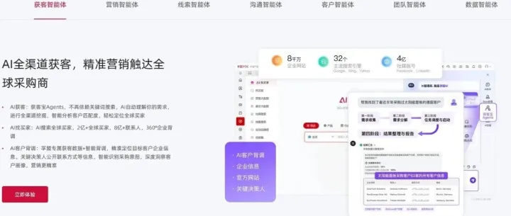 外贸搜索系统大<em>数据</em>与AI Pro智能体<em>获</em><em>客</em>营销