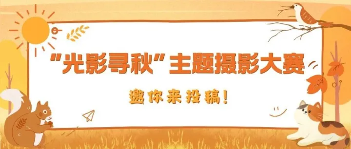 【E·关注】| 电商物流学院“光影寻秋”主题摄影大赛，邀你来投稿！