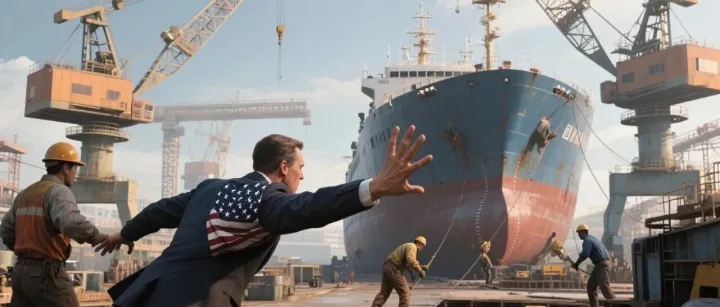 帮美国打压中国造船业？5 家韩企子公司挨了反制，这事儿得说透