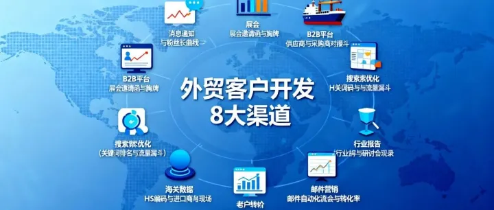 从开发客户开始！外贸人必看8大渠道实战指南