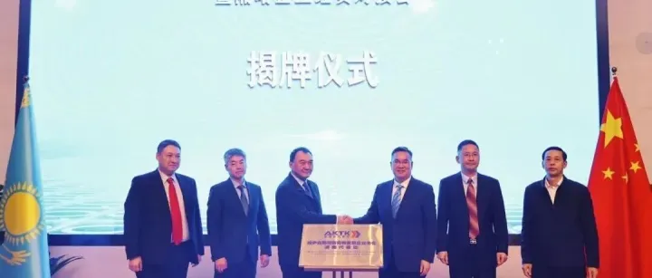 正式入驻！哈萨克斯坦咨询和贸易公司协会湖南代表处在自贸会展区揭牌