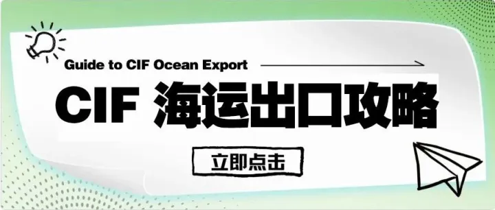 CIF 海运出口攻略：新手必看！靠谱货代这样找​