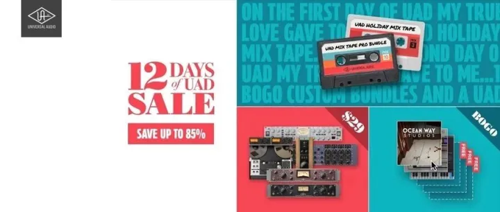 UAD 插件第二波促销来了，更多新品加入！