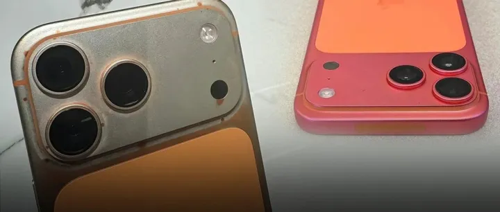 iPhone 17 Pro Max再现褪色案例，连橙色涂层都没了，像锈了一样