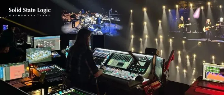 The Eagles 驻场拉斯维加斯 Sphere 演出 -- SSL Live L550 Plus 打造极致沉浸式音频体验