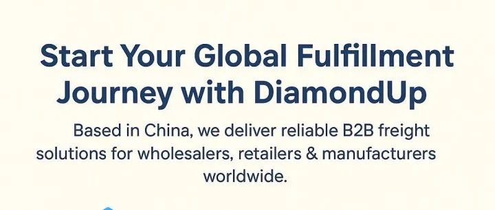 Start Your Global B2B Fulfillment Journey with DiamondUp