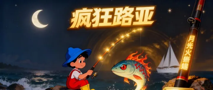 疯了！钓鱼佬全体起立！限量版本钓竿「月光火蜥蜴」上链，17点开抢！