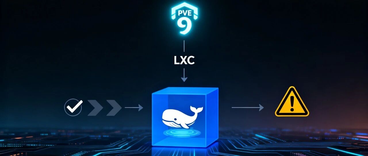 PVE 9 LXC 容器启动 Docker 步骤小结及避坑指南- 大数跨境