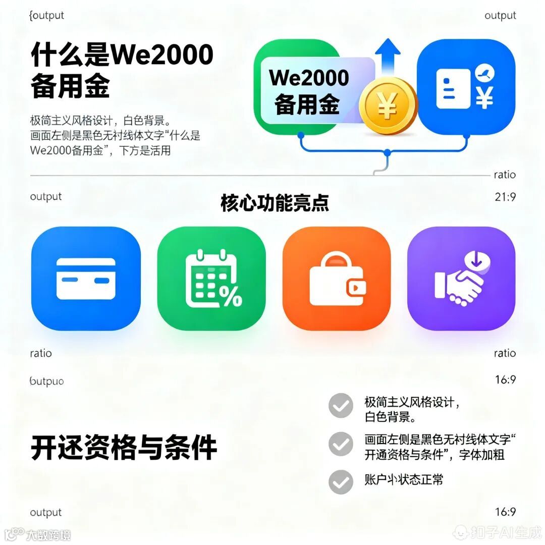 We2000备用金封面图 - 微信新功能