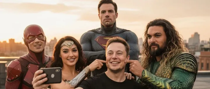 不会编程?这个工作流让你一键拥有DC英雄合照