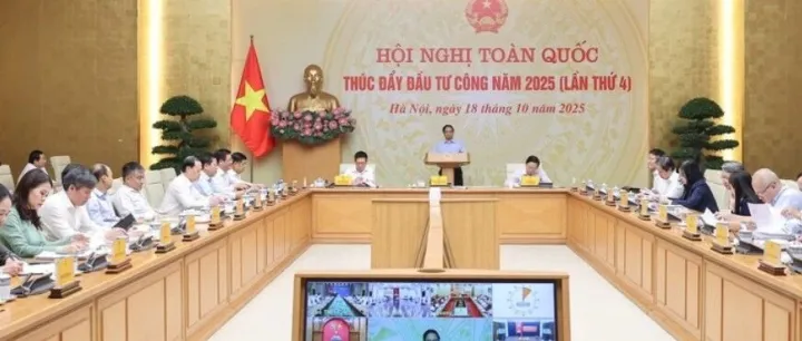 越南政府总理范明正主持召开全国会议 全力推动公共投资资金拨付进度