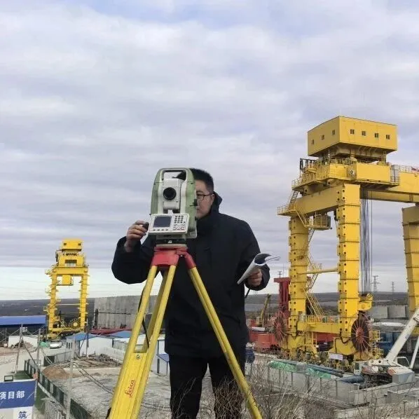 地测防治水部完成北区进风立井井口标高复核工作